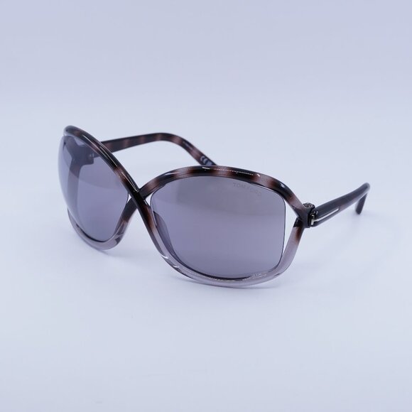 🕶️ New Tom Ford Bettina FT1068 55C Sunglasses - Grey Havana Frame, Smoke Lenses - Picture 1 of 9